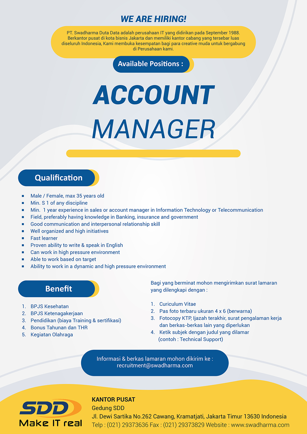 Carier(Account Manager)